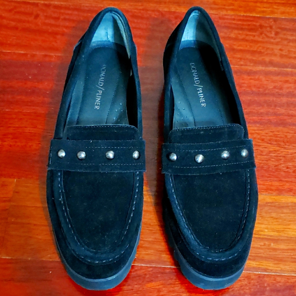 Donald Pliner Suede Loafers